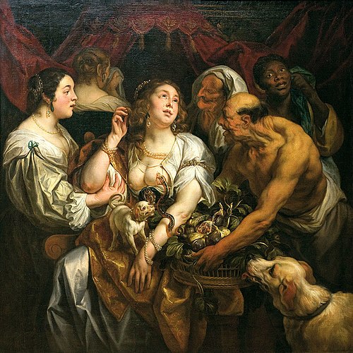 Death of Cleopatra, 1653, Jacob Jordaens