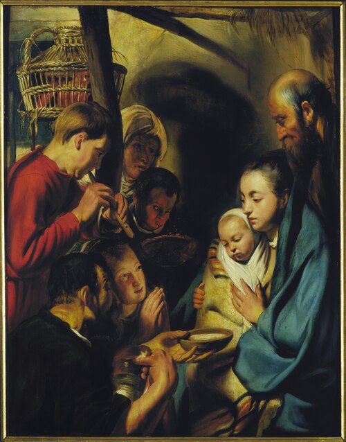 Adoration of the Shepherds, 1600, Jacob Jordaens
