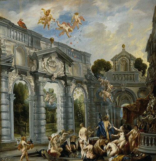 Nymphs at the Fountain of Love, 1630, Jacob Jordaens