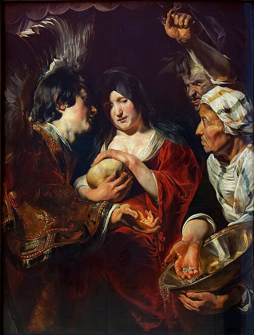 Temptation of Saint Mary Magdalen, 1620, Jacob Jordaens
