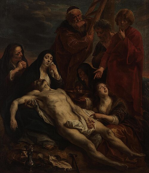 The Lamentation, 1654, Jacob Jordaens