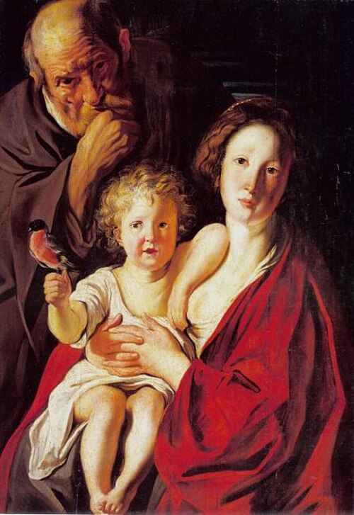 The Holy Family, 1619, Jacob Jordaens