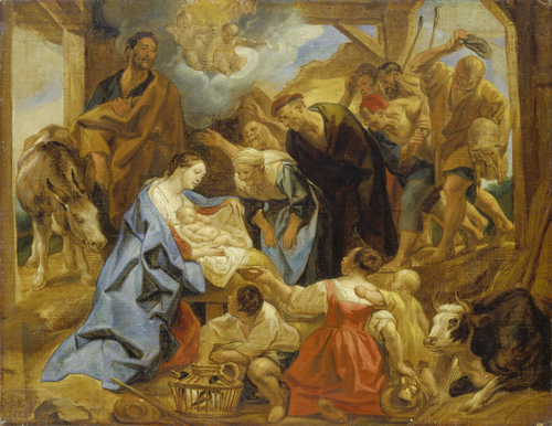The Adoration of the Shepherds, 1653, Jacob Jordaens