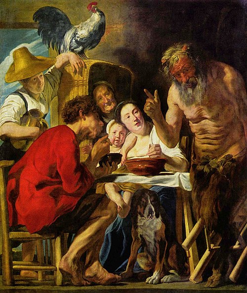 Le Satyre et le Paysan, 1620, Jacob Jordaens