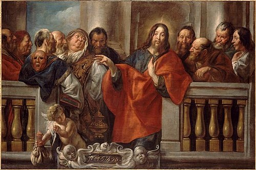 Le Christ et les Pharisiens, 1700, Jacob Jordaens