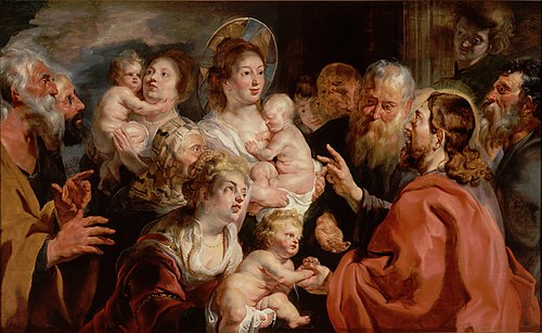 Suffer the Little Children to Come Unto Me, 1615, Jacob Jordaens