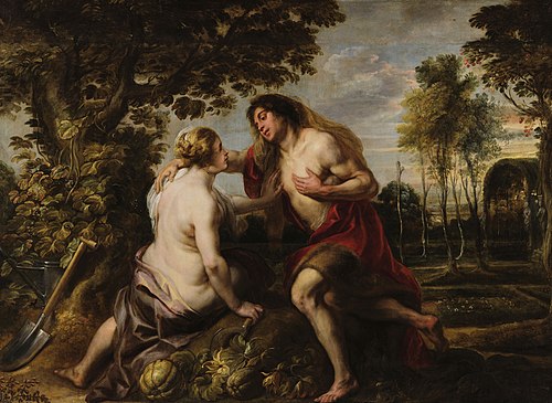 Vertumnus and Pomona, 1638, Jacob Jordaens