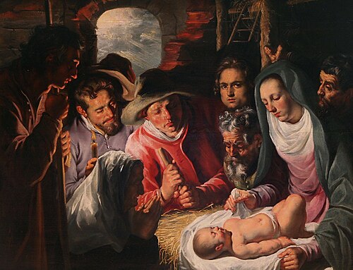 Adoration of the Shepherds, , Jacob Jordaens