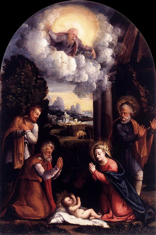 Nativité, 1520, Battista Dossi
