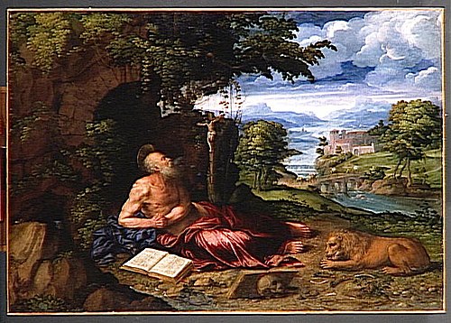 Saint Jerome Praying in the Desert, 1548, Battista Dossi