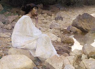 Am Strande des Meeres, 1895, Georg Schuster-Woldan