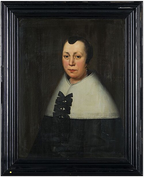 Portret van onbekende dame, 1665, Lambert Joukes Loo
