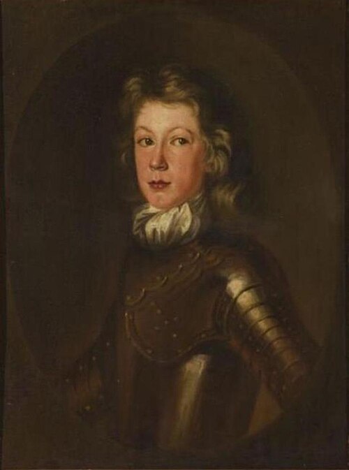Portrait of an unknown man, 1704, Petrus Aeneae