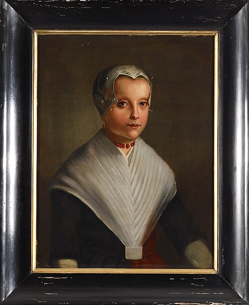 Weesmeisje, 1857, Henricus Egbertus Vinke