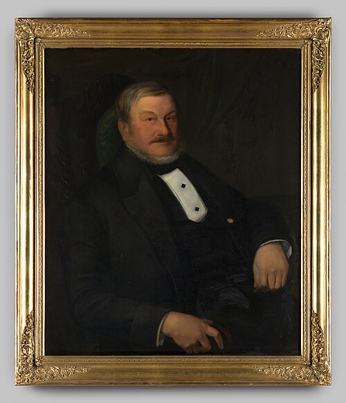 Portrait of Jonkheer Jacob Adriaan van Kretschmar (1797-1875), 1856, Jan Hendrik Heijmans