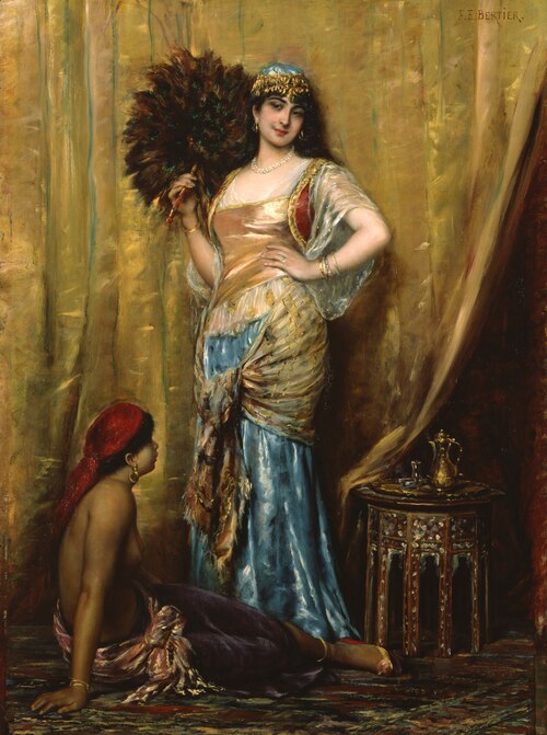 Harem Women, 1890, Francisque Édouard Bertier