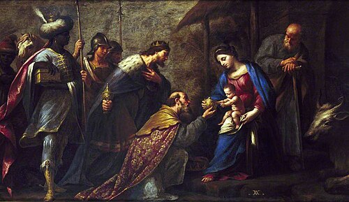 The Adoration of the Kings, 1637, Andrea Vaccaro
