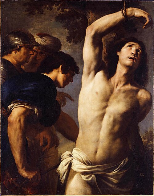 Martyrdom of St Sebastian, 1640, Andrea Vaccaro