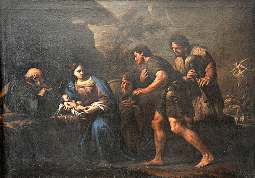 L’Adoration des bergers, , Andrea Vaccaro
