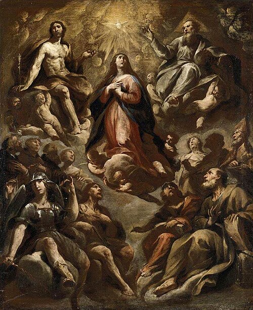 Assomption de Marie, 1650, Andrea Vaccaro