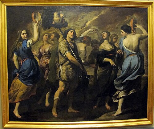 Triumph of David, 1650, Andrea Vaccaro
