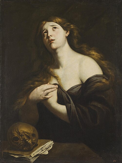 Repentant Mary Magdalene, 1650, Andrea Vaccaro