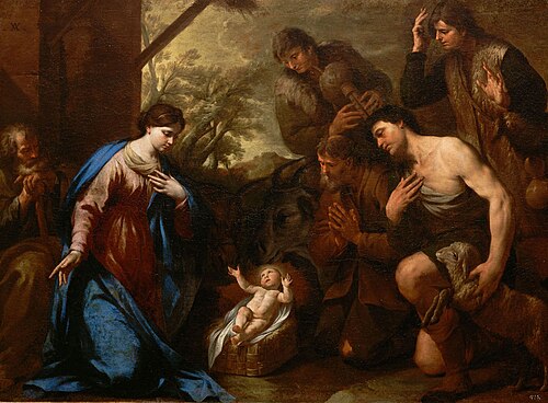 Anbetung der Hirten, 1645, Andrea Vaccaro