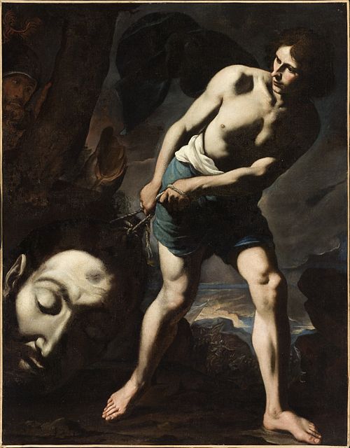 David with the Head of Goliath, 1635, Andrea Vaccaro
