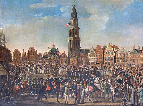 Planting the Tree of Liberty in Groningen on February 14th, 1795, 1795, Johann Ludwig Hauck