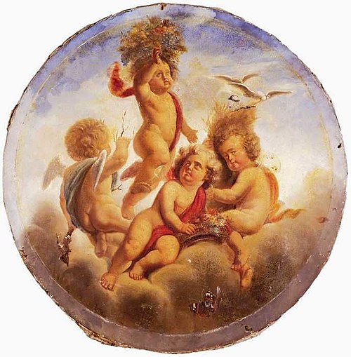 Allegorie op de vier seizoenen, 1874, Wilhelmus Petrus van Geldorp