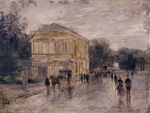 Bruxelles sous la pluie, , Gustave den Duyts