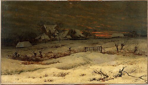 Paysage d'hiver, , Gustave den Duyts