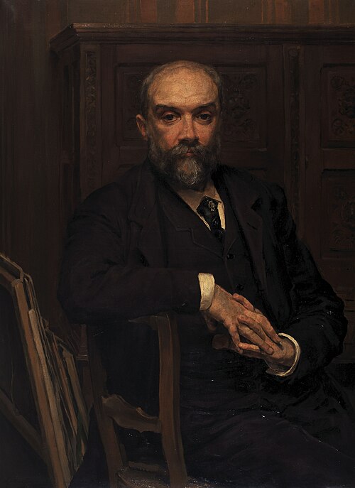 Portrait de l'architecte Edmond De Vigne, 1891, Gustave den Duyts