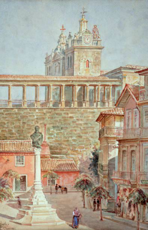 Praça de Camões - Viseu, 1917, José de Almeida e Silva