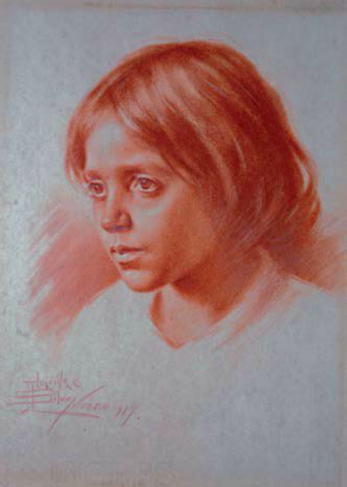 Retrato de Menina, 1919, José de Almeida e Silva
