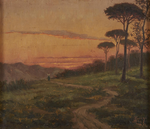 Um caminho em Manhufe, 1892, José de Almeida e Silva