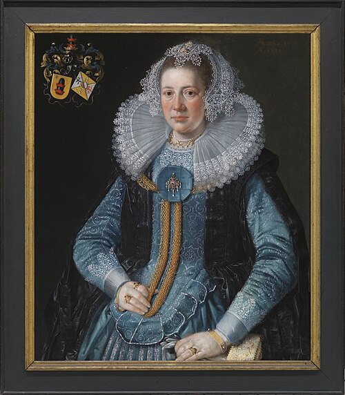 Portret van Geertruydt van Engelstede (Engelsteedt), 1621, Jan de Salle