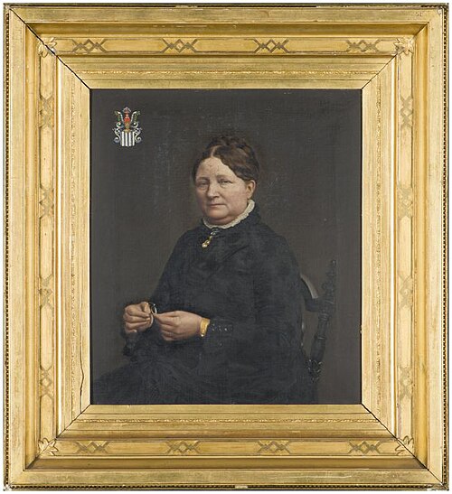 Portrait of Femke Feenstra (1827-1900), 1885, Johannes Hendricus Doodkorte