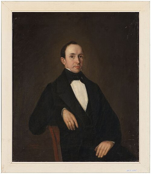 Portrait of Herman Cornelius Brenninkmeijer (1821-1898), 1856, Johannes Hendricus Doodkorte