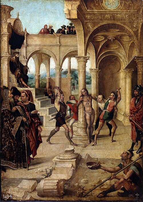 La Flagellation, 1500, Alejo Fernández
