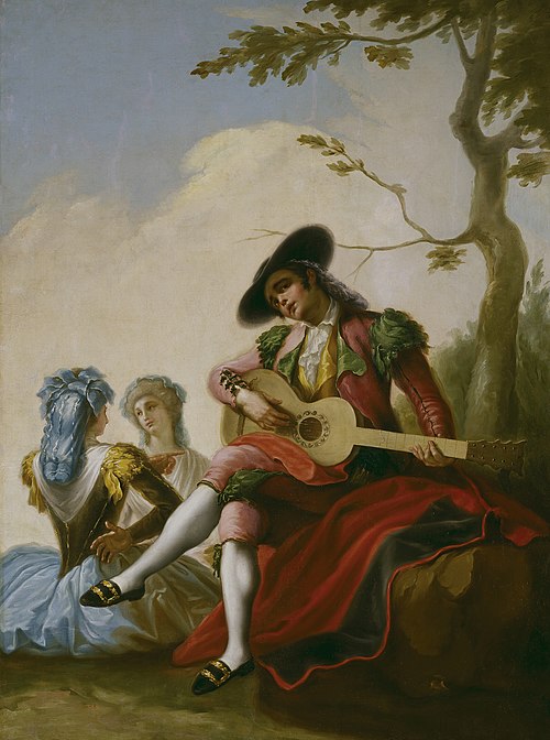 Majo with a Guitar, 1778, Ramón Bayeu