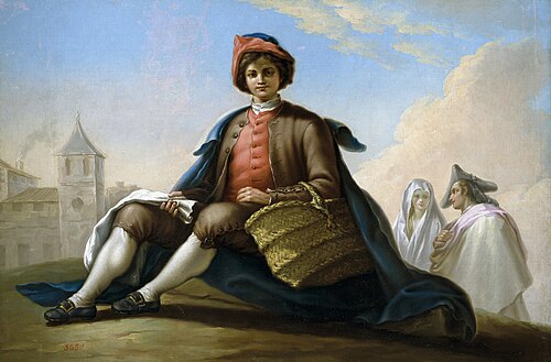 Boy with a Wicker Basket, 1786, Ramón Bayeu