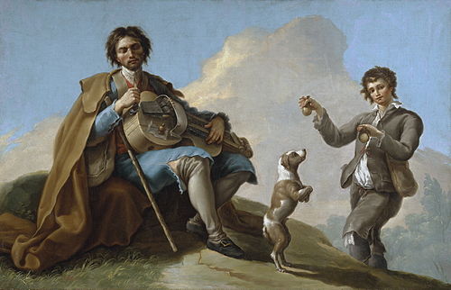 The blind Musician, 1786, Ramón Bayeu
