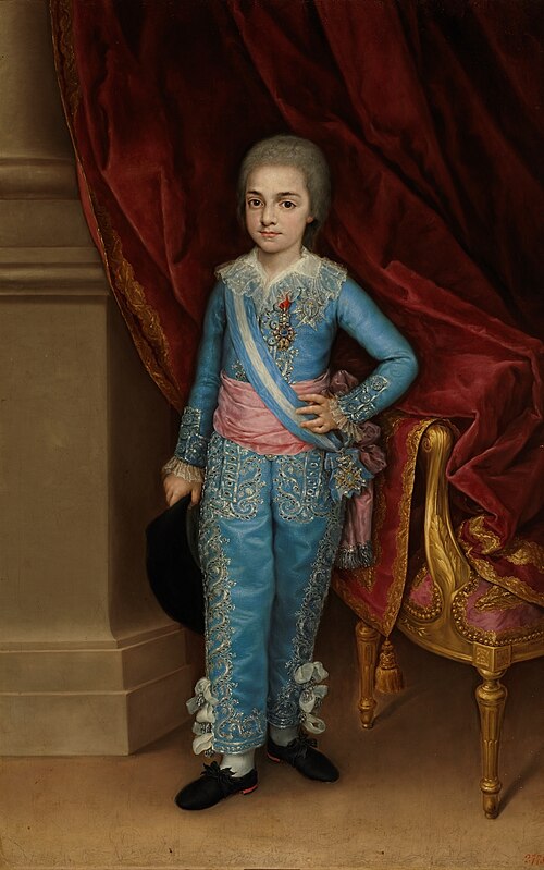 Ferdinand VII as a Boy, 1792, Ramón Bayeu