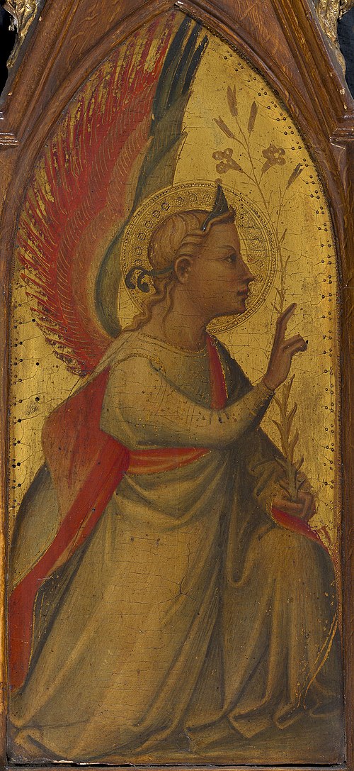 The Angel Gabriel, 1387, Giovanni del Biondo