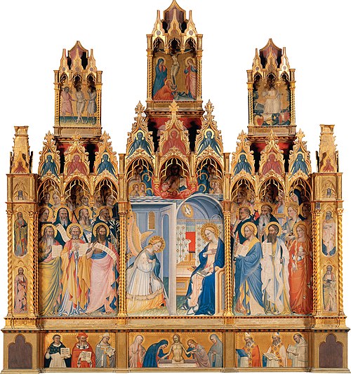 Polyptyque de l'Annonciation, 1380, Giovanni del Biondo