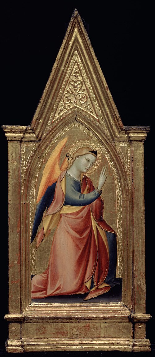 Angel Annunciate, 1356, Giovanni del Biondo