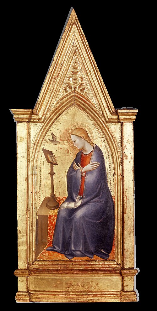 Virgin Annunciate, 1356, Giovanni del Biondo