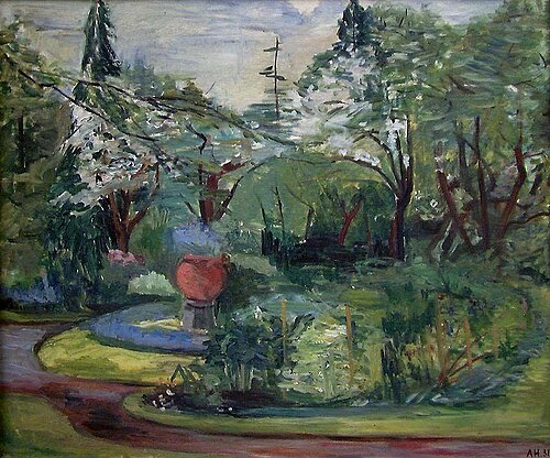 From Lalla Hvalstad's Garden, 1931, Agnes Heiberg