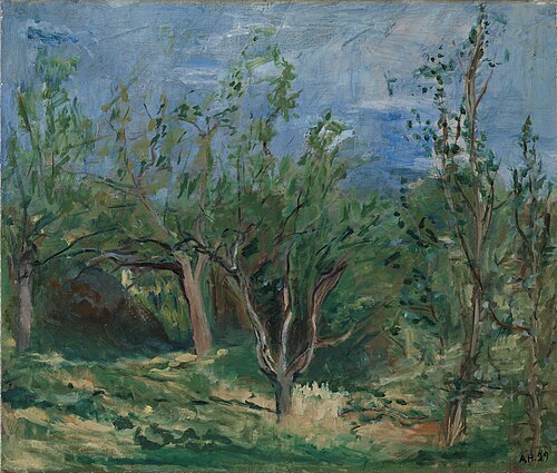 Old Apple Trees, 1929, Agnes Heiberg